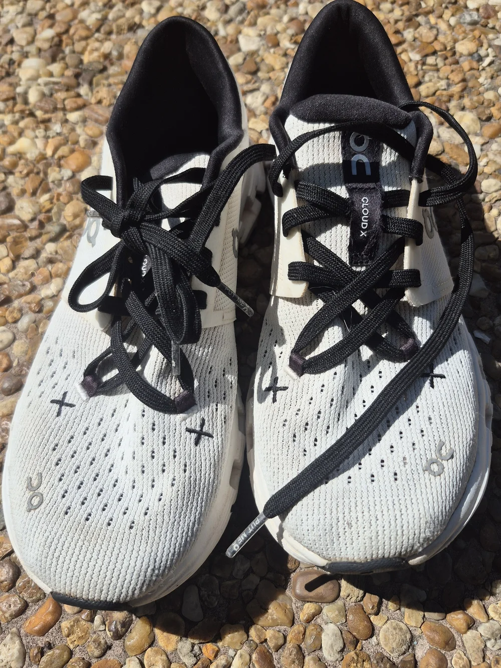 On Cloud X Women’s Running Training Shoes White Black Size 6.5